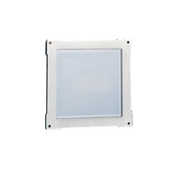 Serie Vandalcom - Modulo segnalazioni/portanomi, acciaio inox 2,5mm, cartoncino 12 nomi