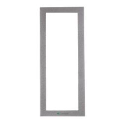 Serie Ikall - Telaio da parete 3 moduli, alluminio pressofuso silver, 125x305x37.5mm