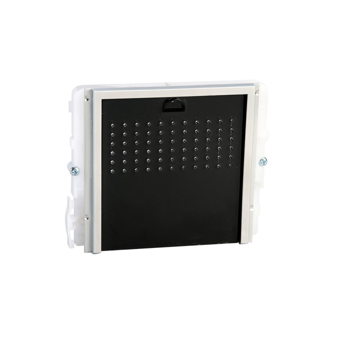 Serie Ikall - Modulo 0 pulsanti per unità audio, mascherina nera