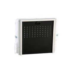 Serie Ikall - Modulo 0 pulsanti per unità audio, mascherina nera