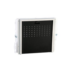 Serie Ikall - Modulo 0 pulsanti per unità audio, mascherina nera
