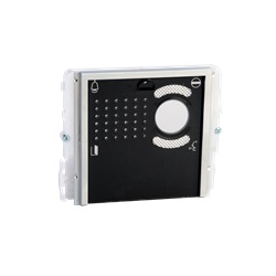 Serie Ikall - Modulo 0 pulsanti predisposto per unità audio/video, mascherina nera