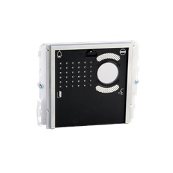 Serie Ikall - Modulo 0 pulsanti predisposto per unità audio/video, mascherina nera