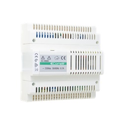 Miscelatore/Alimentatore Simplebus2 1 ingresso 4 uscite per sistemi audio/video citofonia