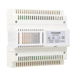 Concentratore 6 uscite video, sistema Simplebus 1, amplificazione selezionabile, DIN 8 moduli