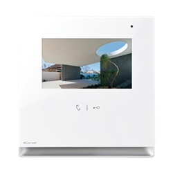 Serie Icona - Videocitofono vivavoce a colori 4.3/16:9, sistema Simplebus 2, touch sensitive, 7 pulsanti, full-duplex