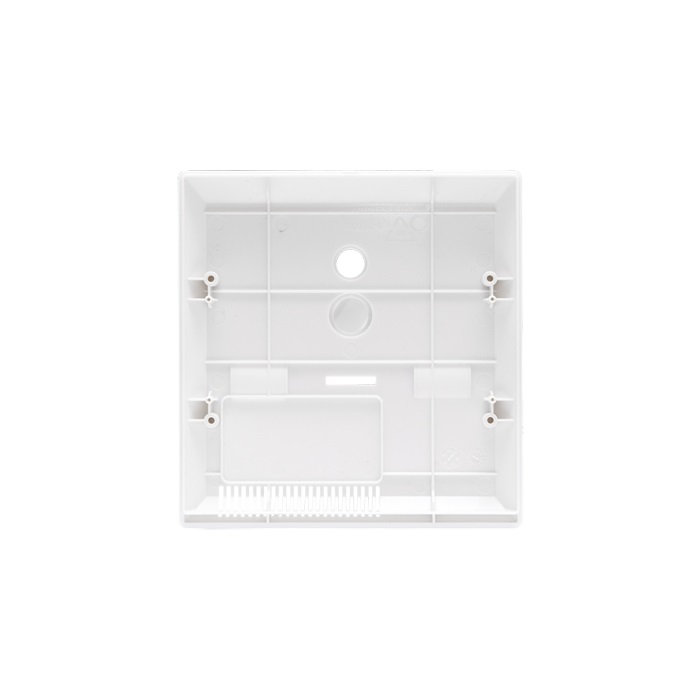 Serie Icona - Supporto da parete per videocitofoni, colore bianco, 136.6x141.6x13.8mm