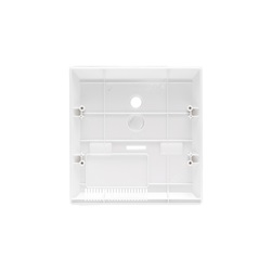Serie Icona - Supporto da parete per videocitofoni, colore bianco, 136.6x141.6x13.8mm