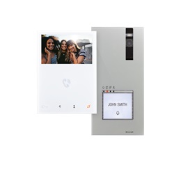 Serie Mini - Kit video monofamiliare Quadra-Mini vivavoce, sistema Simplebus 2, monitor 6721W