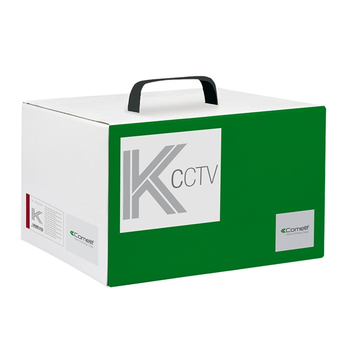 Kit IP Easy, NVR IPNVR004BPOE + 2 telecamere IPCAM010C + cartello 43500