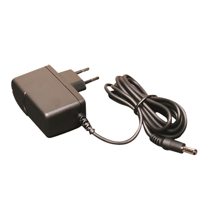 Alimentatore a spina 100-240VAC, uscita 12VDC 0.7A, connettore jack