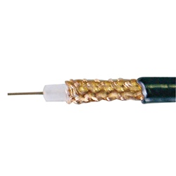 Cavo coassiale RG59/U 75 ohm, schermo rame, isolamento polietilene, diametro 6mm
