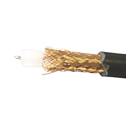Cavo coassiale RG59-MICRO 75 ohm, schermo rame, isolamento polietilene, diametro 4mm