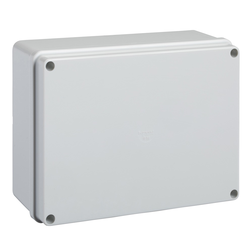 Scatola derivazione Pilote termoplastica IP56 190x140x70 mm lati lisci uso industriale e esterno