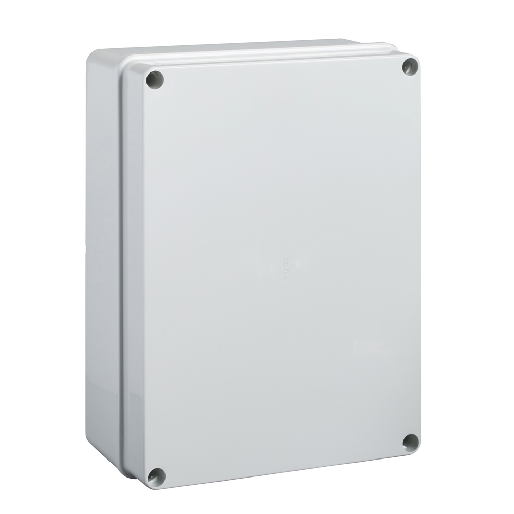 Scatola derivazione Pilote IP56 300x220x120 mm lati lisci fissaggio vite metallo termoplastica grigia IMQ