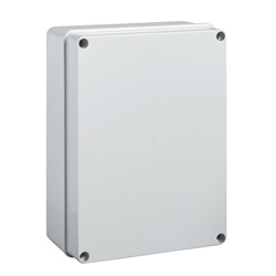 Scatola derivazione Pilote IP56 300x220x120 mm lati lisci fissaggio vite metallo termoplastica grigia IMQ
