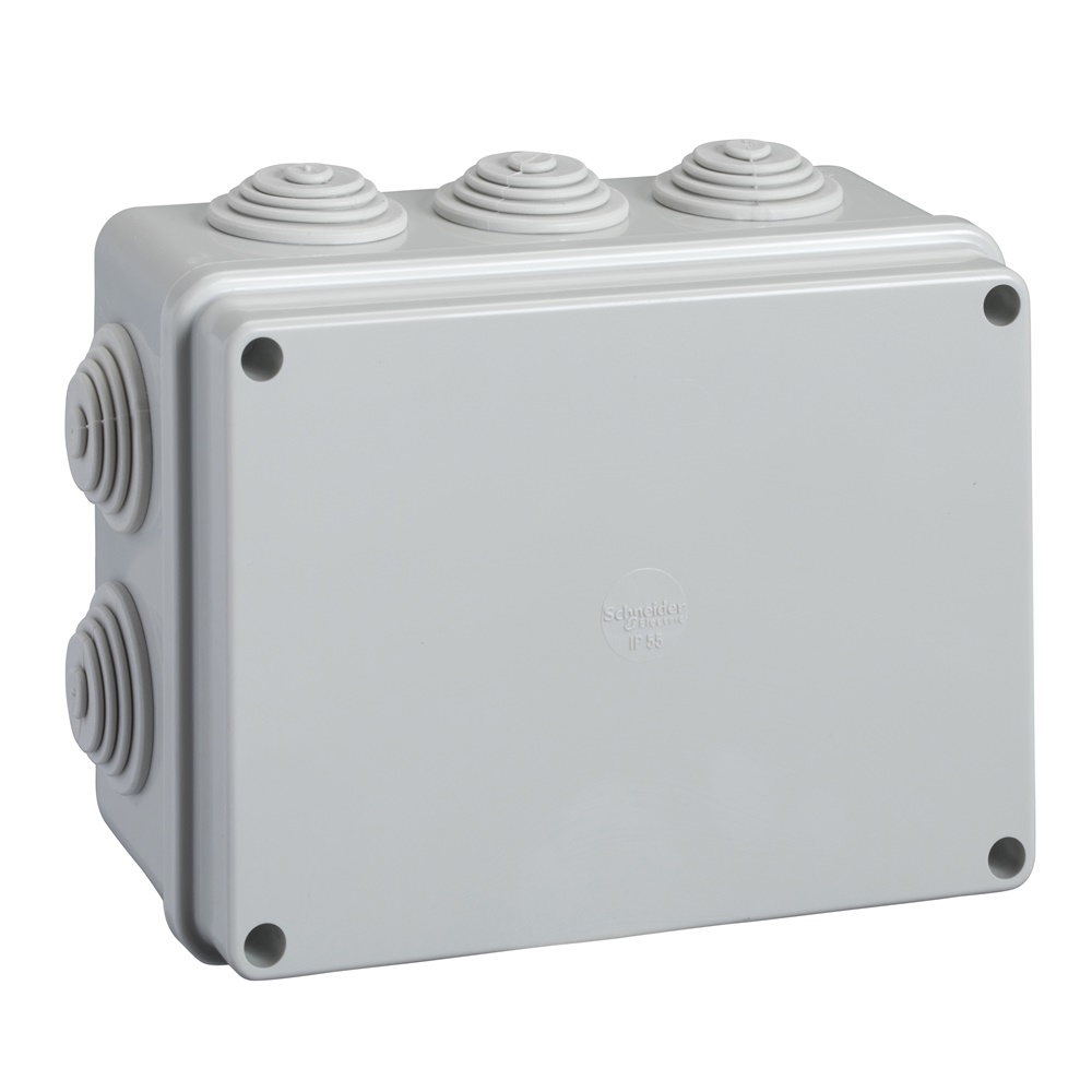 Scatola derivazione Pilote IP55 150x110x70 mm entrate stagne 10xØ25 protezione elettrica impermeabile