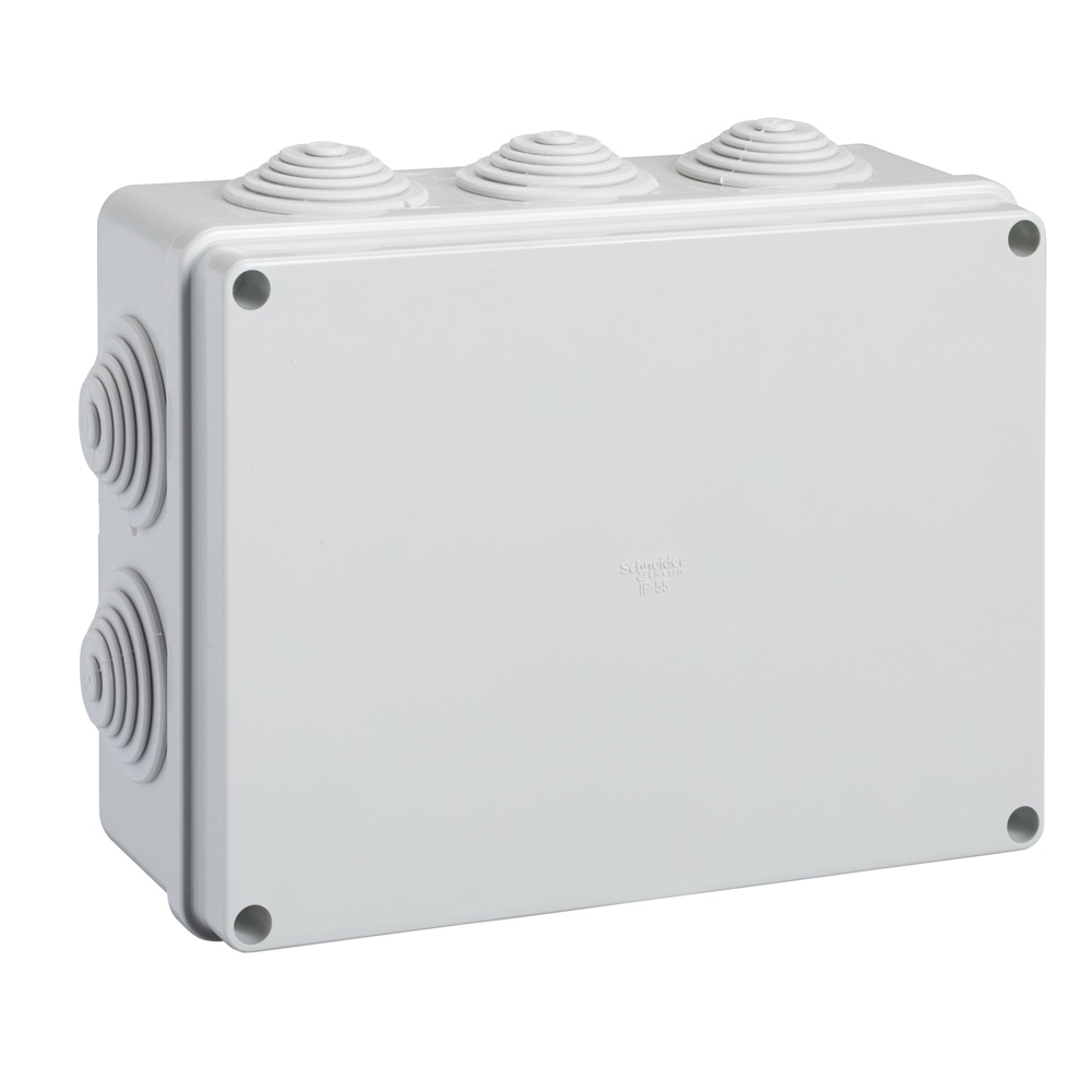 Scatola derivazione Pilote IP55 190x140x70 mm termoplastica 10 entrate stagne uso industriale e ambienti esterni
