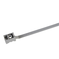 Fascetta serraggio tubi diametro 16-32 mm grigia per installazioni interne set 100 pz