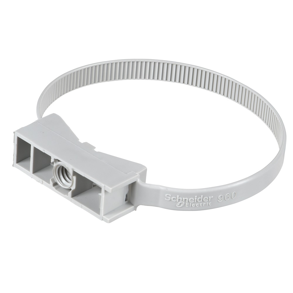 Fascetta serraggio tubi diametro 40-63 mm grigia per installazioni interne set 100 pezzi