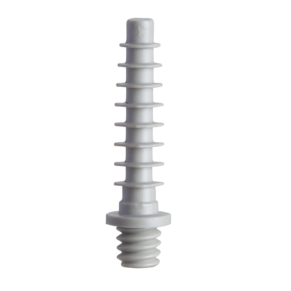 Tassello fissaggio poliammide diametro 6 mm filettatura M8 cemento grigio set 200 pz