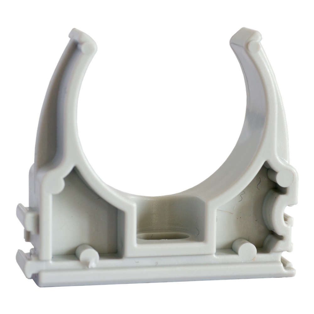 Clips fissaggio tubi diametro 16 mm confezione 100 pezzi uso idraulico e impianti