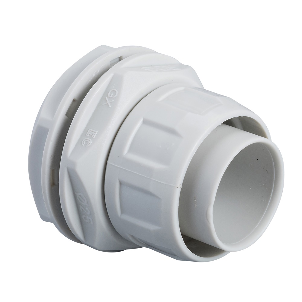 Raccordo guaina-scatola RGM25 diametro 25mm filetto M32x1,5 IP64 per interruttori industriali confezione 100 pezzi