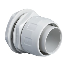 Raccordo guaina-scatola RGG32 diametro 32mm passo GAS 1.1/4 IP64 per impianti elettrici