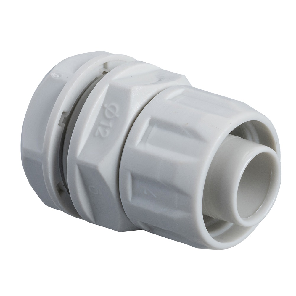 Raccordo guaina-scatola diam.12mm passo PG13,5 IP65 per interruttori industriali, confezione 100 pz