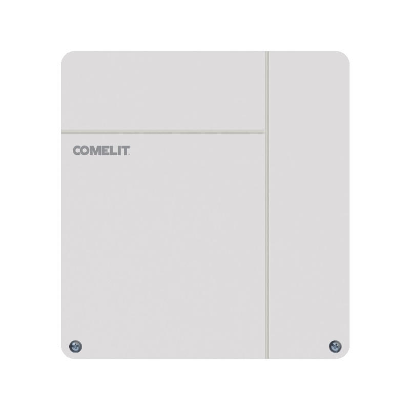 Serie Vedo - Centrale 8 zone espandibili a 18, box plastico, alimentazione 2.5A, PSTN, 2 aree, EN50131 grado 2
