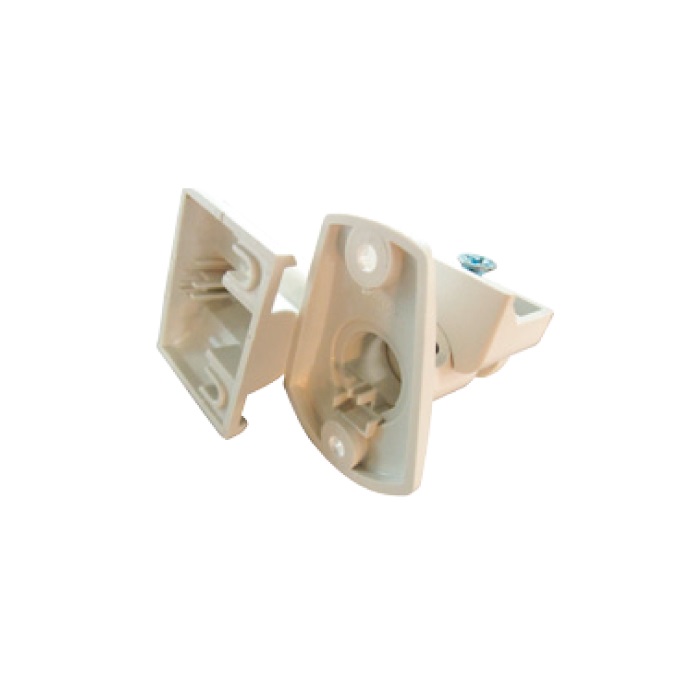 Kit snodi con passaggio cavi per montaggio sensori parete/angolo/soffitto