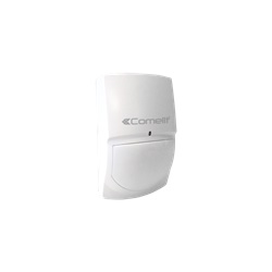 Sensore PIR volumetrico pet immune 25kg, portata 15m angolo 90°, tecnologia ASIC Quad Linear Imaging