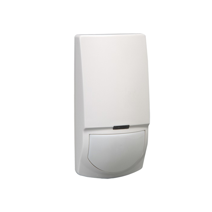 Sensore doppia tecnologia PIR+MW, portata 15m, pet immune 25kg, tecnologia ASIC, EN50131 grado 2