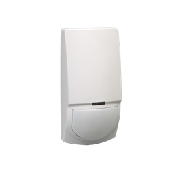 Sensore doppia tecnologia PIR+MW, portata 15m, pet immune 25kg, tecnologia ASIC, EN50131 grado 2