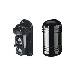 Barriera fotoelettrica doppio raggio, portata 180m interno/60m esterno, allineamento 180°, 12-24VDC