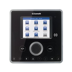 Serie Planux Manager - Touch screen 3.5 supervisore nero, videocitofonia Simplebus TOP integrata, gestione domotica