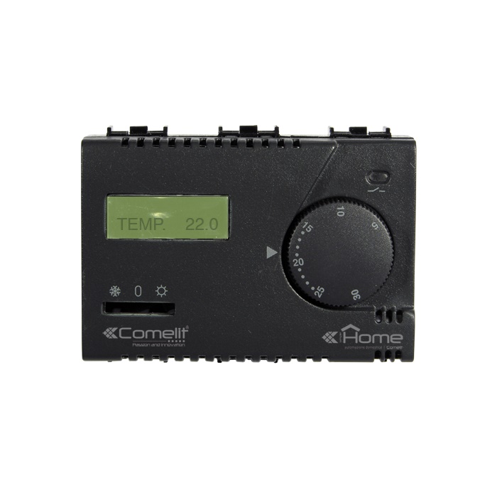 Modulo termostato LCD da incasso, sistema SimpleHome, sonda integrata, estate/inverno, settimanale