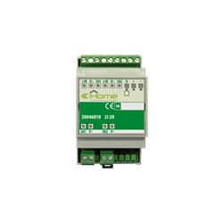 Modulo SimpleHome 2 ingressi/2 uscite analogiche 0-10V, montaggio DIN 3 moduli, controllo dimmer/ballast