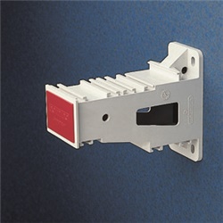 Mensola parete resistente con tappo chiusura per supporto componenti elettrici impianti professionali