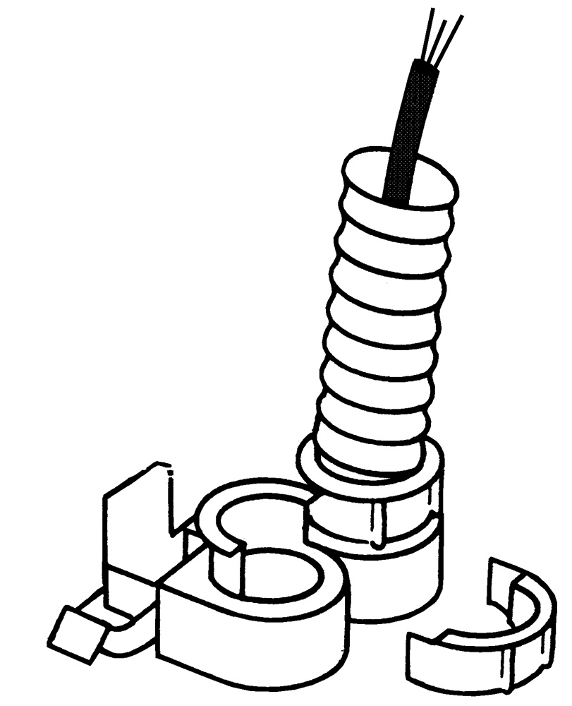 Adattatore tubo flessibile 25 mm resistente per impianti elettrici professionali