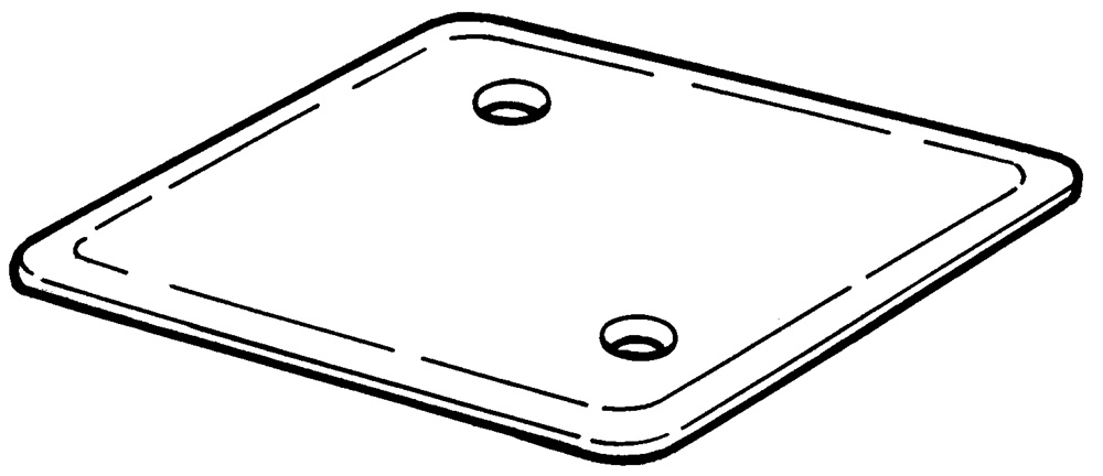 Copertura acciaio inox 125x125 mm protezione componenti elettrici uso industriale e civile