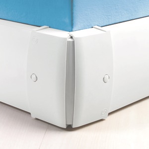 Angolo esterno variabile simmetrico bianco 9010 per canalizzazione elettrica resistente e facile montaggio