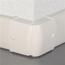 Angolo esterno bianco TR2000 per canaline elettriche protezione bordi pareti residenziale commerciale