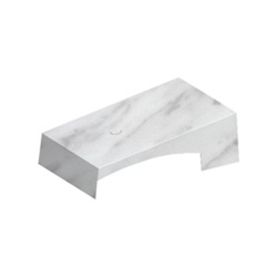 Base universale incasso derivazione 3 vie effetto marmo carrara per impianti elettrici