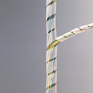 Spirale trasparente protezione cavi diametro 6 mm materiale senza alogeni uso elettrico