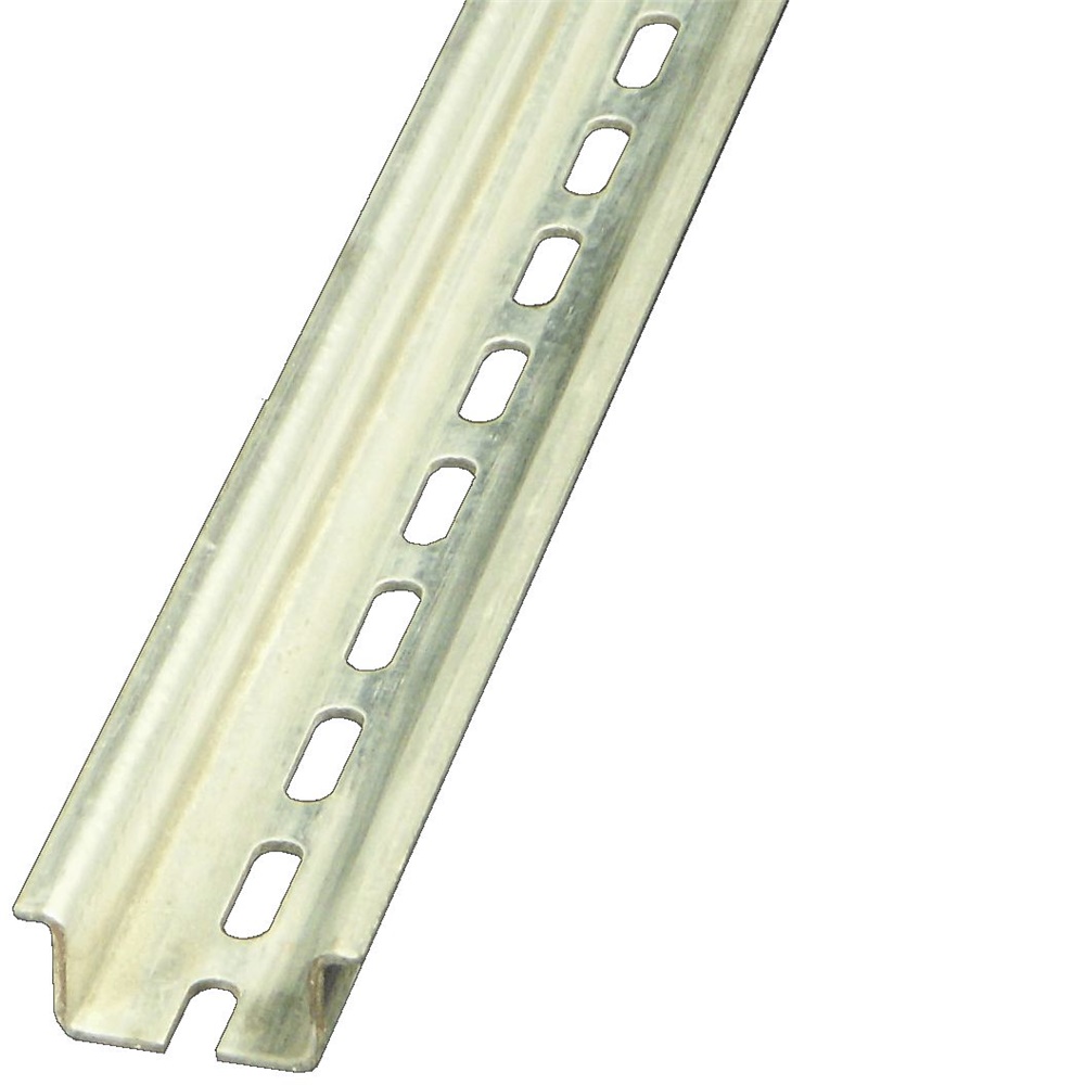 Guida Sendzimir zincata 35x27x15 mm forata per applicazioni elettriche robusta e versatile