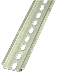 Guida Sendzimir zincata 35x27x7,5 mm forata per fissaggio impianti elettrici