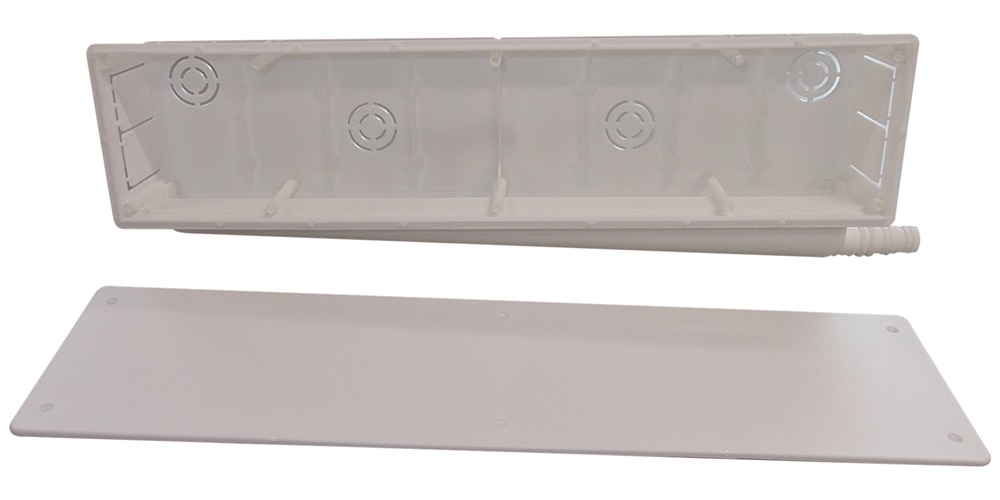Scatola contenitore elettrica 427x113x65 mm resistente polvere umidità installazioni sicure