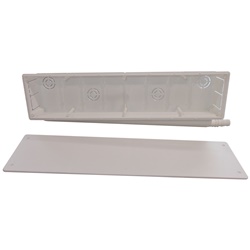 Scatola contenitore elettrica 427x113x65 mm resistente polvere umidità installazioni sicure