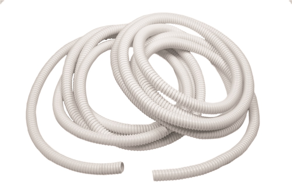 Tubo spiralato diametro 16 mm resistente e flessibile per protezione cavi in impianti condensa